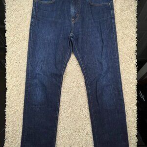 Big Star Jeans Size 33R Division Straight Medium Wash Designer Blue Jeans Pants